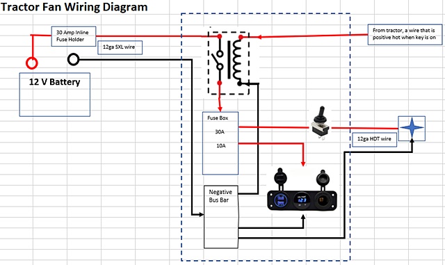 Tractor Fan Wiring Diagram